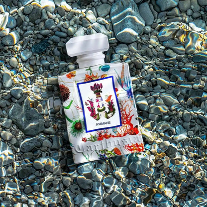 Dettaglio etichetta A'MMARE Carthusia bottiglia profumo