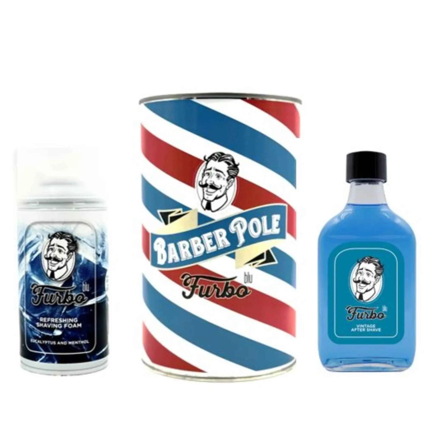 CONFEZIONE FURBO BLU BARBER POLE