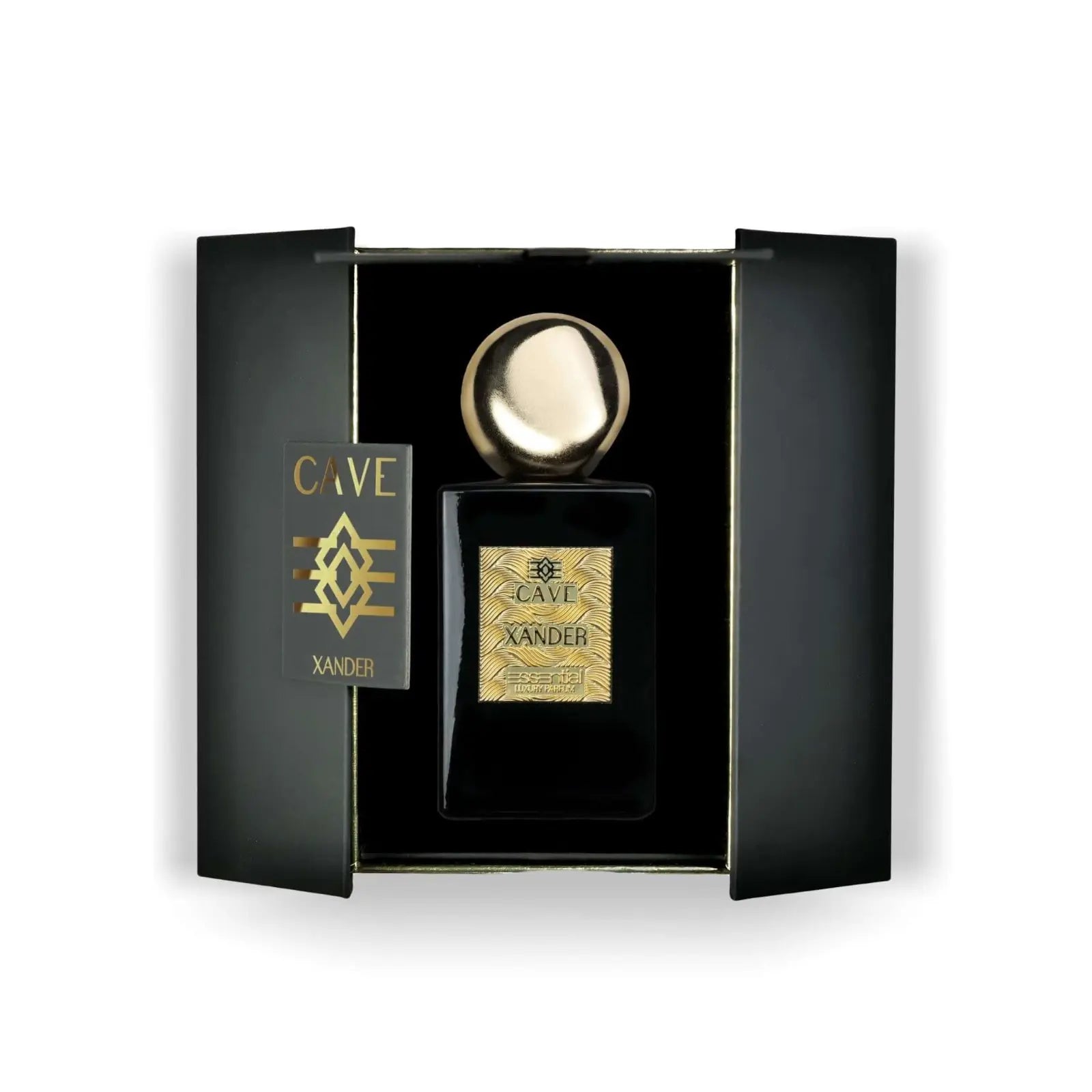 Xander profumo legnoso speziato unisex con bergamotto, incenso, cuoio e oud